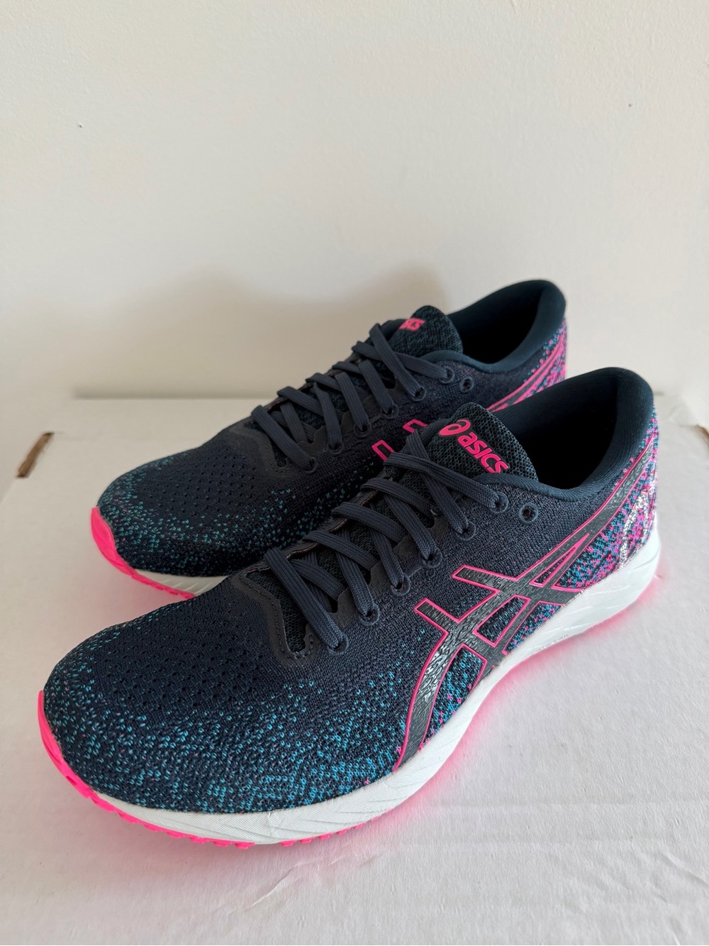 ASICS Womens Gel-DS Trainer 26 Running Shoes Navy/Hot Pink (8) MINT CONDITION! - Picture 4 of 11